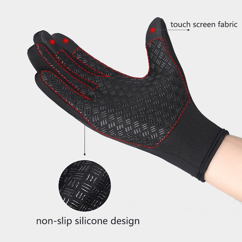 FrostGuard™ Waterproof Touchscreen Winter Riding Gloves