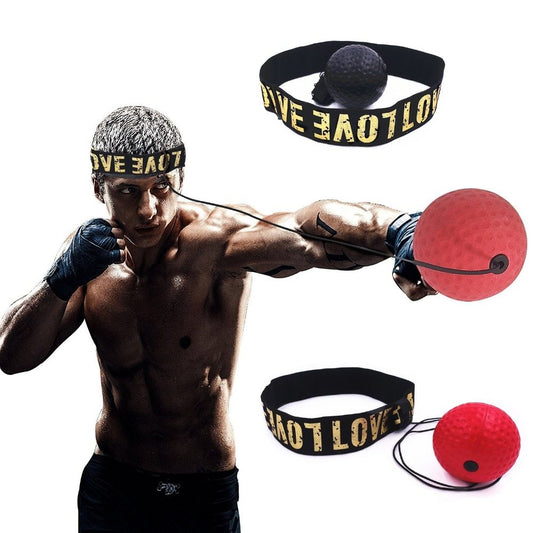 Boxing Reflex Speed Punch Ball with Headband